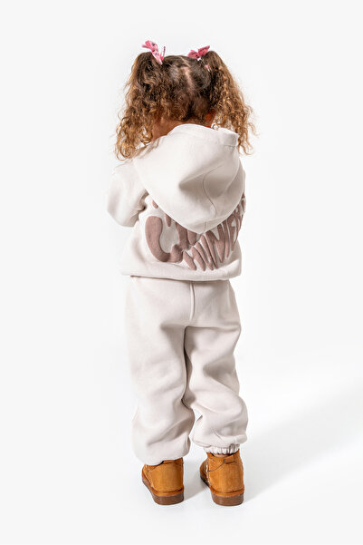 Jikko Baby Back Printed Unisex Children's Sweat Tracksuit Set 8175