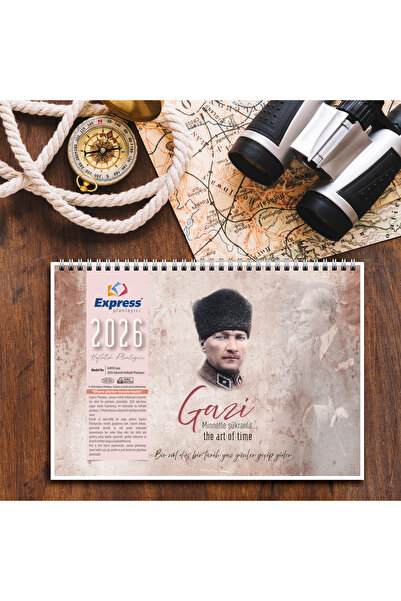 Express تقويم 2026 مقاس A4 53 مخطط أسبوعي غازي