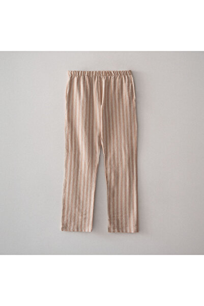 Ecocotton Ala Kadın Pijama Takımı %100 Organik Pamuk Keten Terra