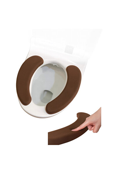 CARBOY Capac de toaletă, spumă moale, maro