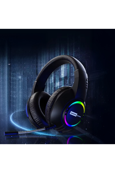 LENOVO E08 BLACK USB GAMING HEADPHONE