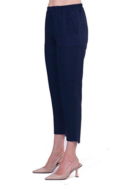 Invee Dark Blue Carrot Pants 6315