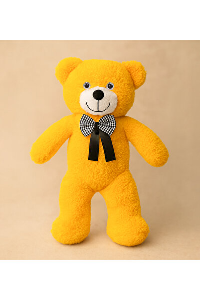 Özgüner Oyuncak Legosh Toy Plush Teddy Bear with Bow Tie 90 Gift Bear