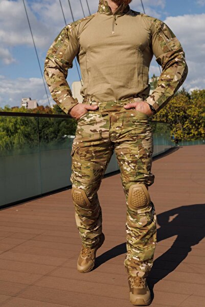 Lion camo Costum Abrams camo tactical suit outdoor Airsoft Ripstop