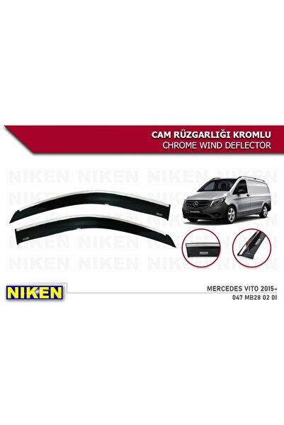 Niken Mercedes Vito Kromlu Cam Rüzgarlığı 2015 Sonrası 2li