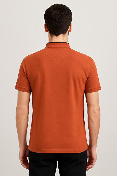 Maccali Ανδρικό κοντομάνικο γιακά δικαστή, καλοκαιρινό μπλουζάκι με χαλαρό μαύρισμα