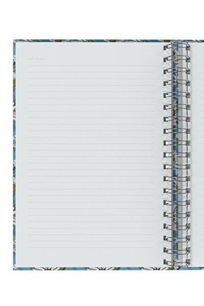 My Mia Art Daisy-Mini Hard Cover Spiral Notebook, 12X17 cm