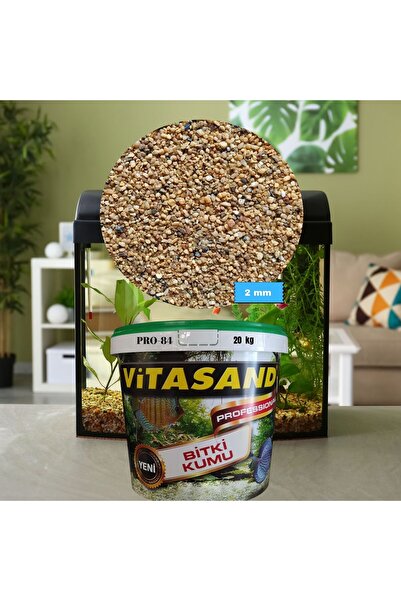 Vitasand Pro-84 2mm Dere Kumu 20 Kg Akvaryum Ve Bitki Kumu