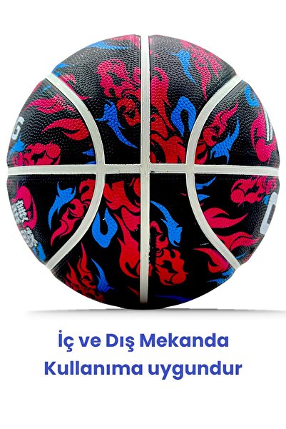 İMVULA Basketbol Topu Linik Model Profesyonel Kalite 5 Numara Pompa Hediyeli