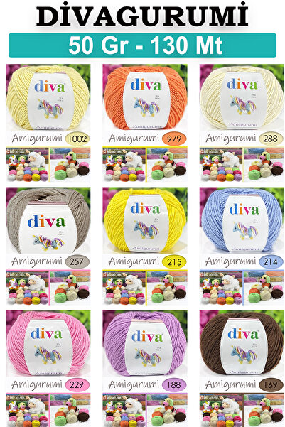 Diva İplik Divagurumi-2107 Açık Gri