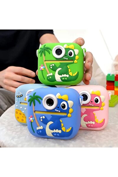 SMARTIC Instant printing copy machine, Full HD 1080p, 12MP, 2.4", SD 32GB+3 rolls, selfie+3 games+MP3