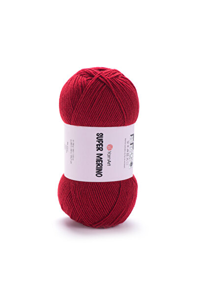 Yarnart Super Merino - Hand Knitting Thread Dark Red-1175
