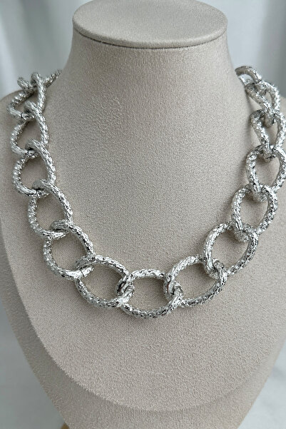 Modex Textured Thick Chain Necklace (46cm)