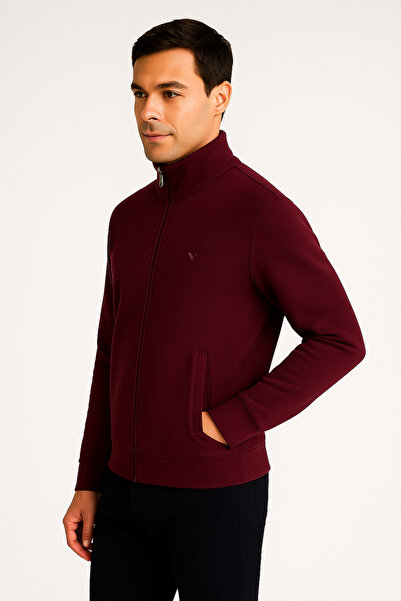 Maccali Men's Casual Basic Long Sleeve Cardigan Winter Sweater