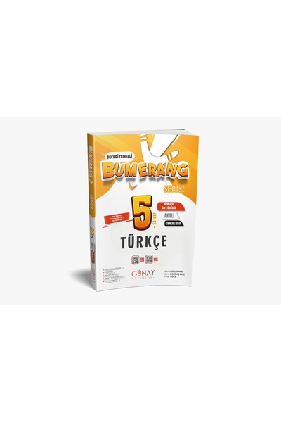Günay Yayınları GÜNAY YAYINCILIK 5. SINIF BUMERANG TÜRKÇE ETKİNLİKLİ AKILLI K...