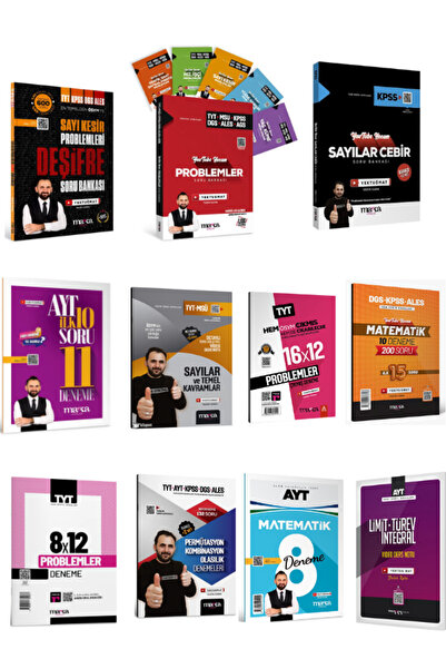 Marka Yayınları 2026 YKS Matematik Çalışma Seti Yektugmat Yain Kara