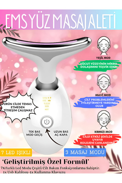 nextbuy Yüz Boyun Ems Güzellik Cihazı Gıdık Sarkma Kırışıklık Ince Çizgi Gide...