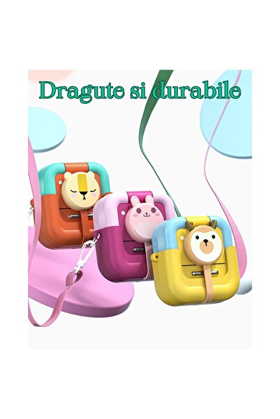 SMARTIC Instant printing photocopier, UltraHD 2.5K, 48MP, 2.4", SD 32GB+2 rolls, selfie+3 games+MP3