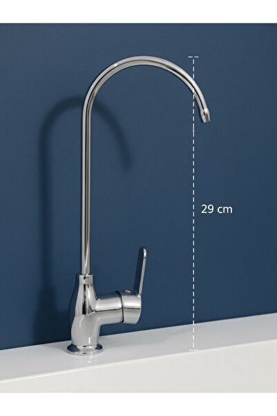 RUDİS Modern Brass Material Purifier Faucet/Drinking Water - Shiny Silver