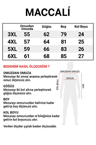 Maccali Men's Large Size Loose Basic Tile Polo Neck T-Shirt