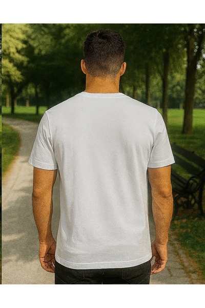 Maccali Ανδρικό κοντομάνικο μπλουζάκι με στάμπα με λαιμόκοψη