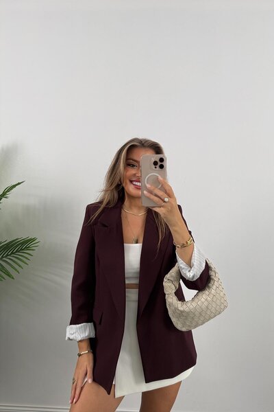 Lady Pixie Kadın Kolu Katlamalı Ceket