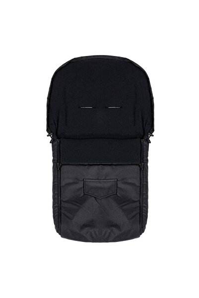 NATIVO Sac de dormit polar impermeabil de iarnă 95 x 40 cm negru