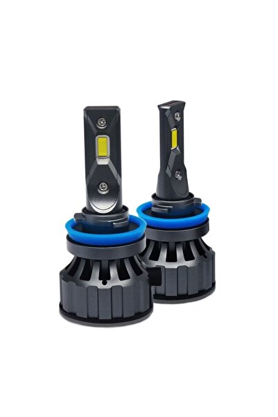 divendi-ro Set de 2 becuri LED H11, Canbus, 120W, 12000 lumeni, fără erori, lumină alb-gălbuie