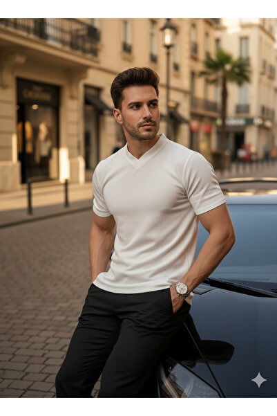 blck & premium Old Money Gofre Regular Kalıp BLCK Unisex T-shirt