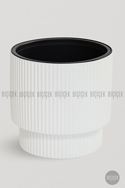 BİÇİÇEK VEGA Saksı 37 CM ve İç Kova Dahil