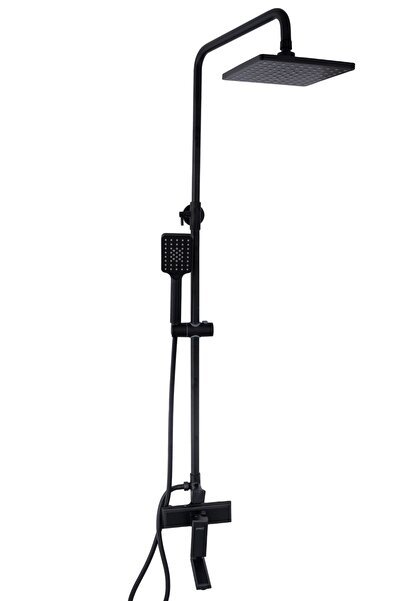 Trendy's Coloana de dus TRENDY S, negru mat, cu trei functii