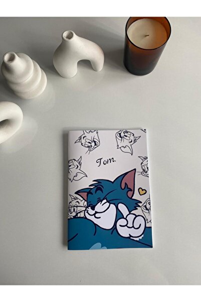 İnci Rüyası Hediyelik Tom & Jerry 2-Pack Stapled Notebook - Unlined, A5, Notepad, 30 Pages Gift for Lover, Friend, Bff