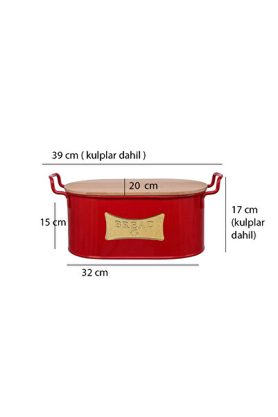 EVSTYLE Bread Bowl with Wooden Cut Board