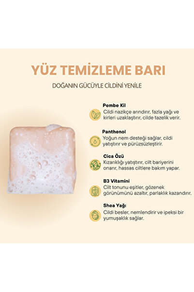 Going Zeero Yüz Temizleme Barı Centella Asiatica Ve Niacinamide Ile Nemlendirici Ve Onarıcı