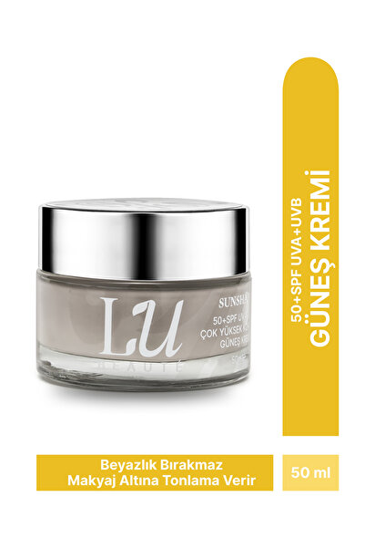 Lu Beaute واقي من الشمس 50+ SPF Uva Uvb كريم طبيعي للحماية من الشمس