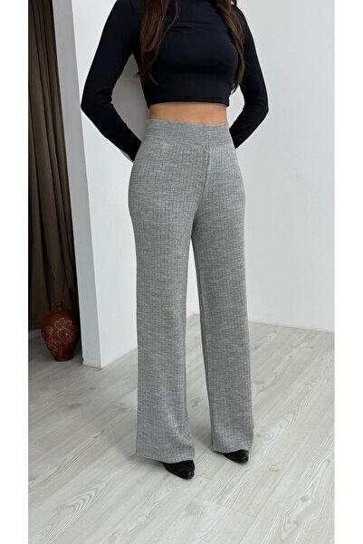 Leo Ferre Kadın Rahat Kalıp Triko pantolon 25701