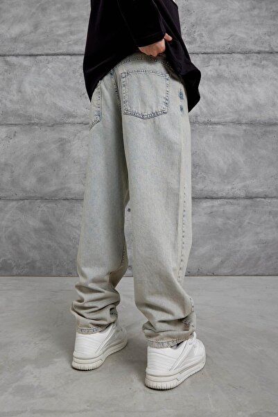 NOMARC Сині джинси баггі з вінтажним ефектом