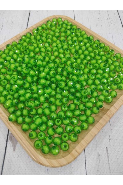 miraylahobi خرز أكريليك للحقيبة 10 مم 25 جرام (60 حبة) أخضر