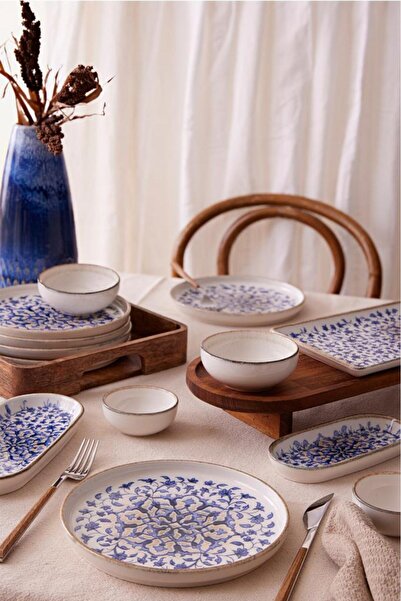 Kütahya Porselen Bone Nordic 15 Parça 6 Kişilik Kahvaltı Takımı 8792