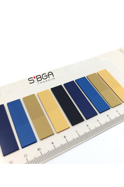 sibga tasarım Transparent Colored Postit Post-it Post It.Bookmark Bookmark Postit Sticker Note Paper 200 Sheets