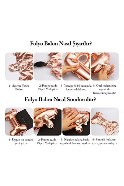 SkyPop 10 Pieces 45 cm Rose Gold Heart Foil Balloons, Lover, Special Day, Birthday.