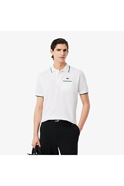 Lacoste قميص بولو كلاسيكي بجيوب مميزة مقاس L.12.12 - PH9838-00-737