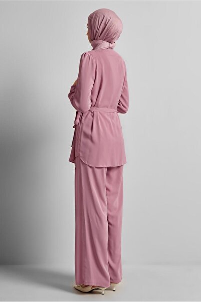 Alvina Tie-Up Detail Pants Suit 45370