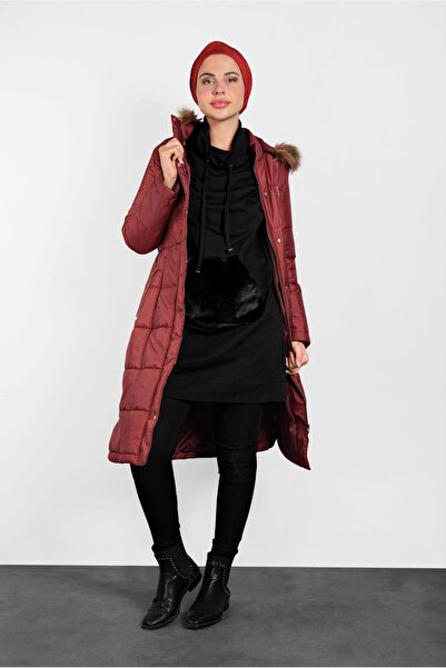 Alvina Plush Detailed Shal Collar Tunic 40407