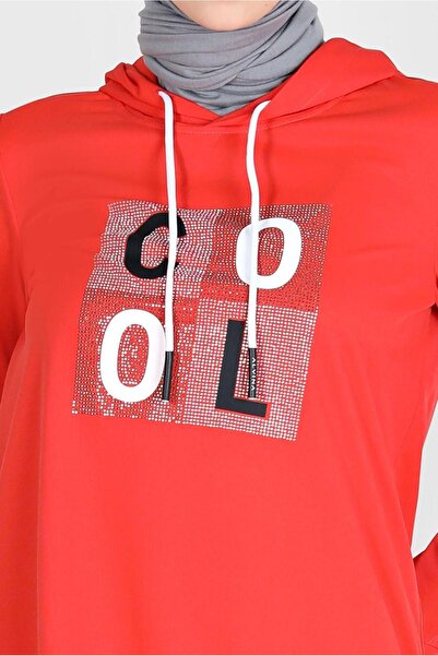 Alvina 42741 Model Stone Printed Tracksuit Tunic