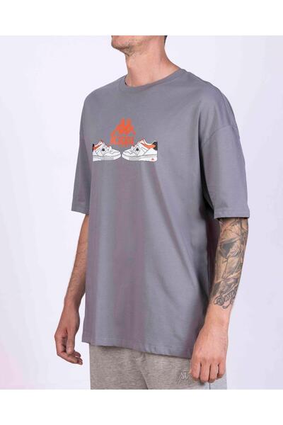 Kappa Authentic Taster Men's Gray Regular Fit T-Shirt