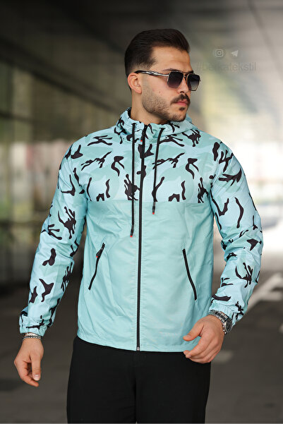 Berka Men's Hooded Waterproof Raincoat with Pockets