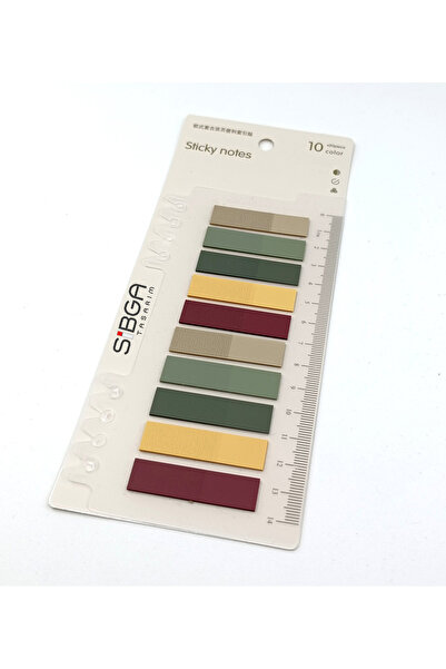 sibga tasarım Transparent Colored Postit Post-it Post It.Bookmark Bookmark Postit Sticker Note Paper 200 Sheets