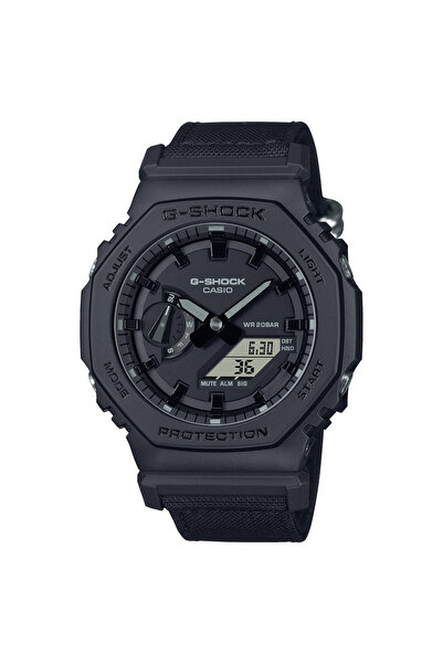 Casio ساعة جي شوك GA-2100BCE-1ADR للرجال، لون أسود