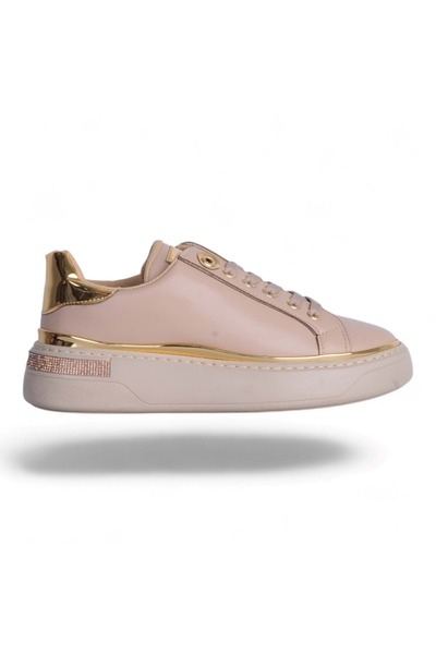 moda ayakkabım Pantofi la modă 1255 Tan Pantofi sport pentru femei